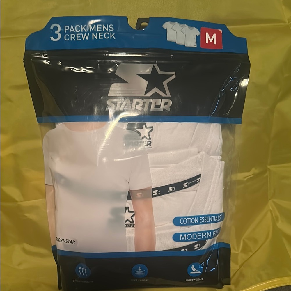 STARTER White Undershirts Essential Comfort